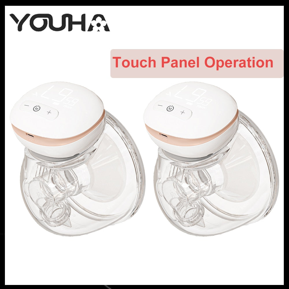 2PCS Touchpad Breast Pump