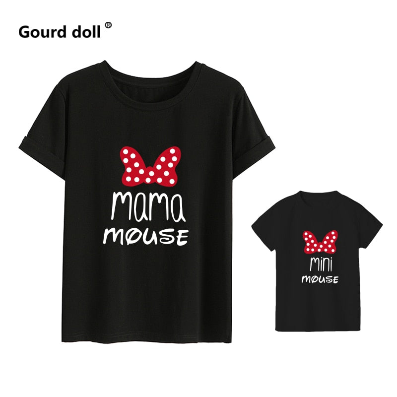 Family T-Shirts for Mama Mouse and Mini Mouse!