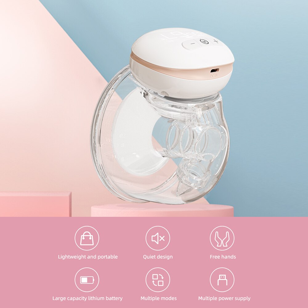 2PCS Touchpad Breast Pump