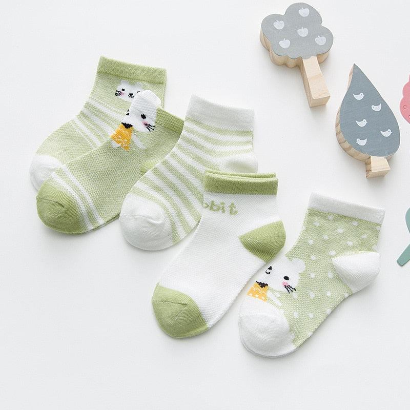 5 Pair 0-2Y Infant Socks