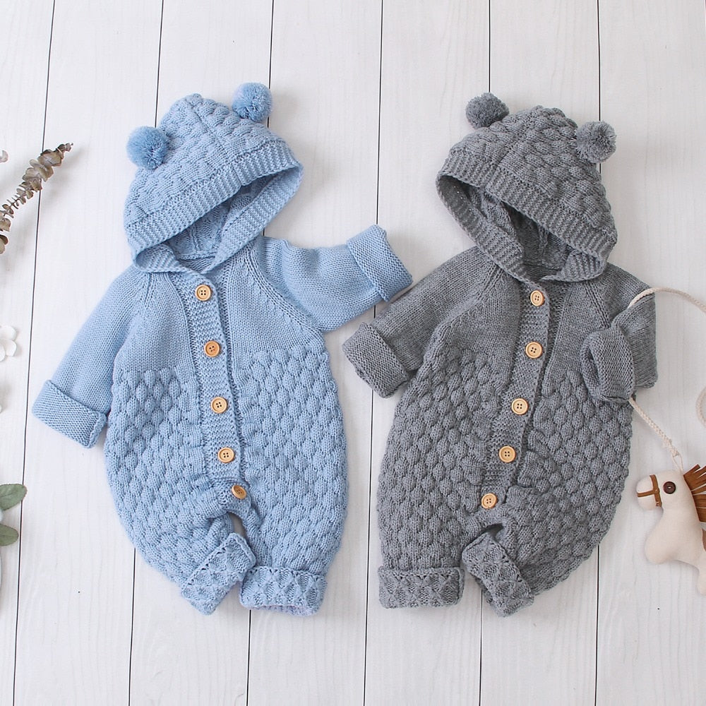 Newborn Bear Ear Onsie Sweater