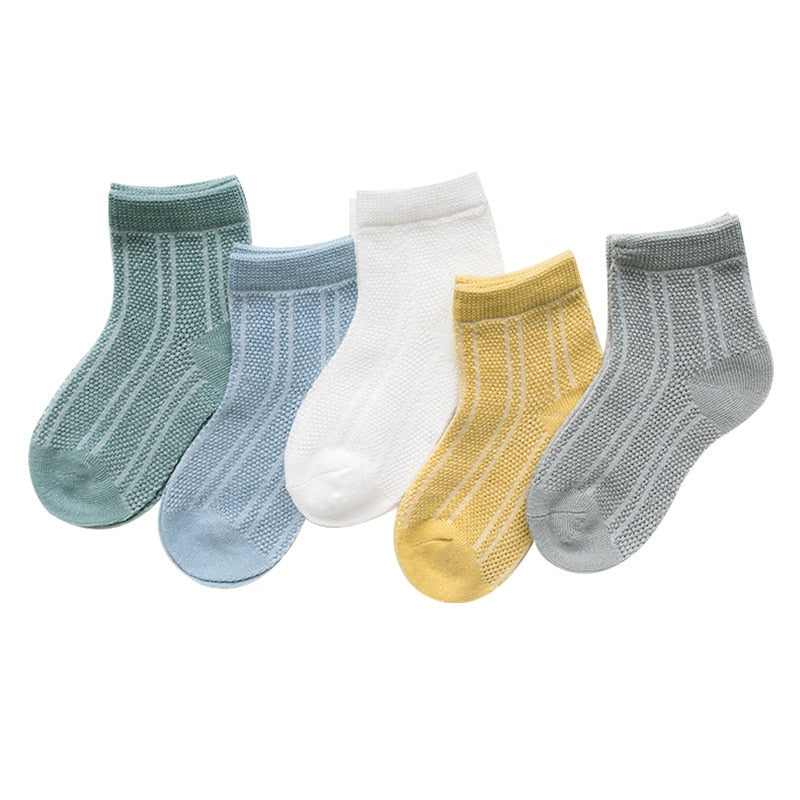 5 Pair 0-2Y Infant Socks