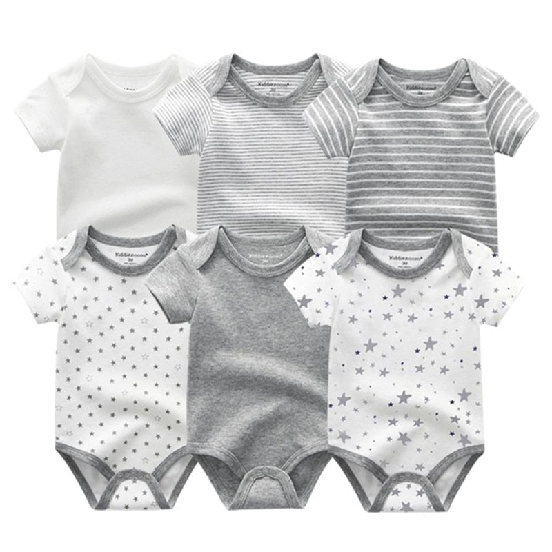 Boys Newborn-12M Clothes 6Pc Bodysuits