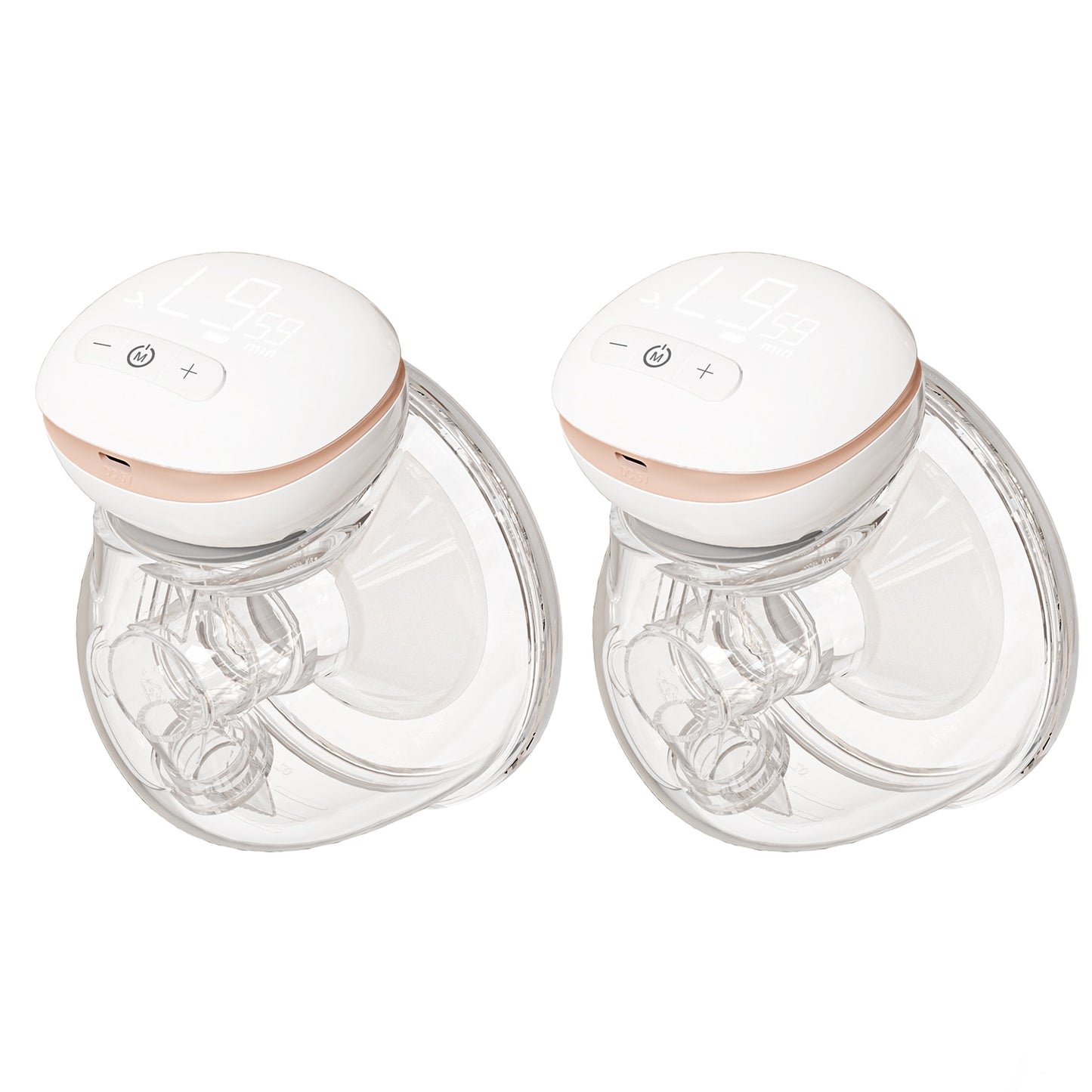 2PCS Touchpad Breast Pump