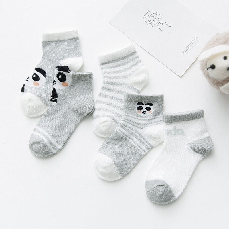 5 Pair 0-2Y Infant Socks