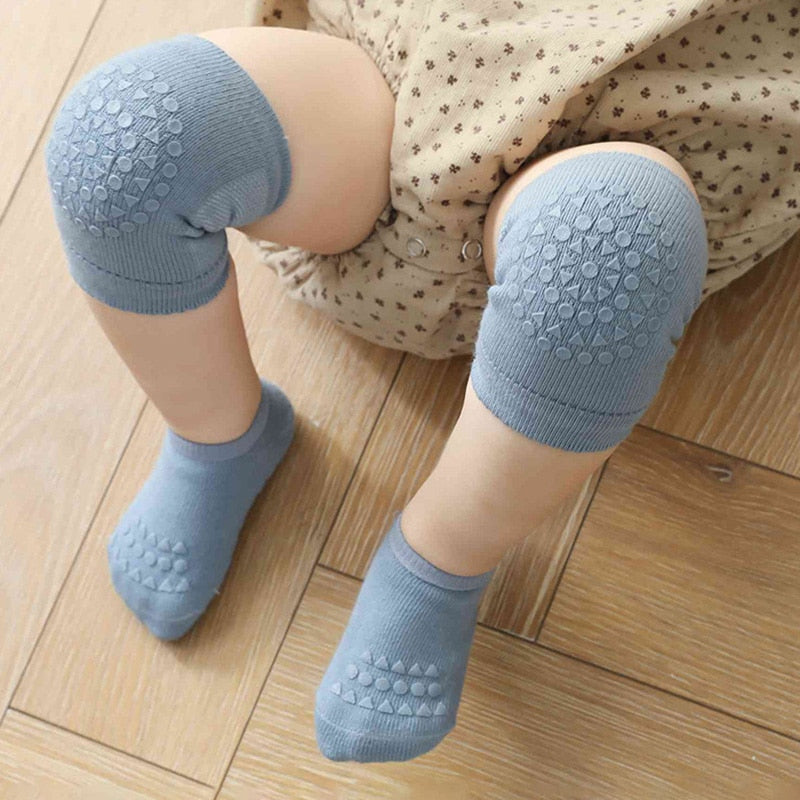 Baby Crawling Knee Pads & Socks Set