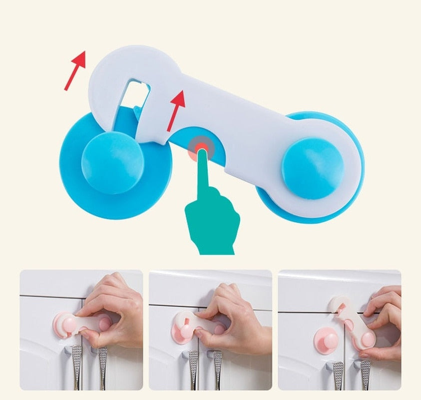 5pcs/lot Baby Safety Lock Cupboard