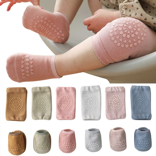 Baby Crawling Knee Pads & Socks Set