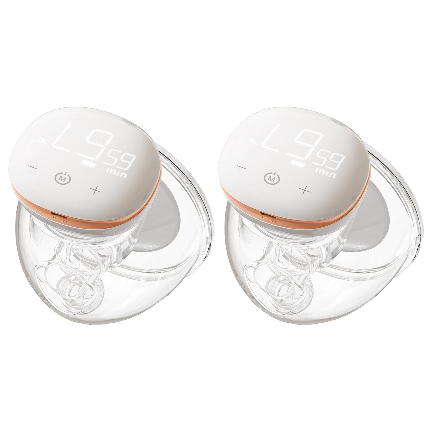 2PCS Touchpad Breast Pump