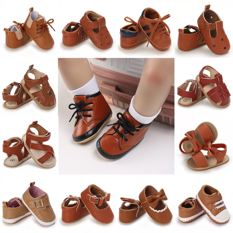 Brown Fashion Baby Shoes