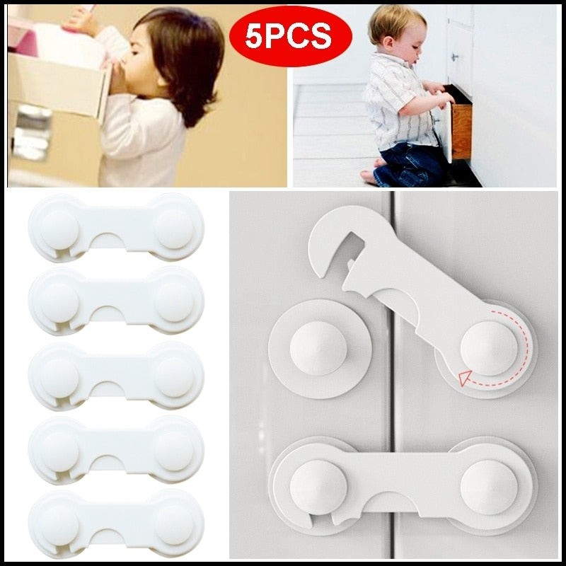 5pcs/lot Baby Safety Lock Cupboard